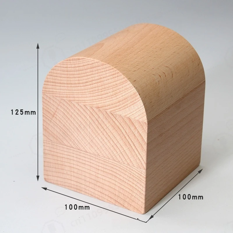 Beech Wood Handbag Bending Assistant Mold Curved Patch Tool DIY Handmade Leather Bag Making Leather Craft Accessory