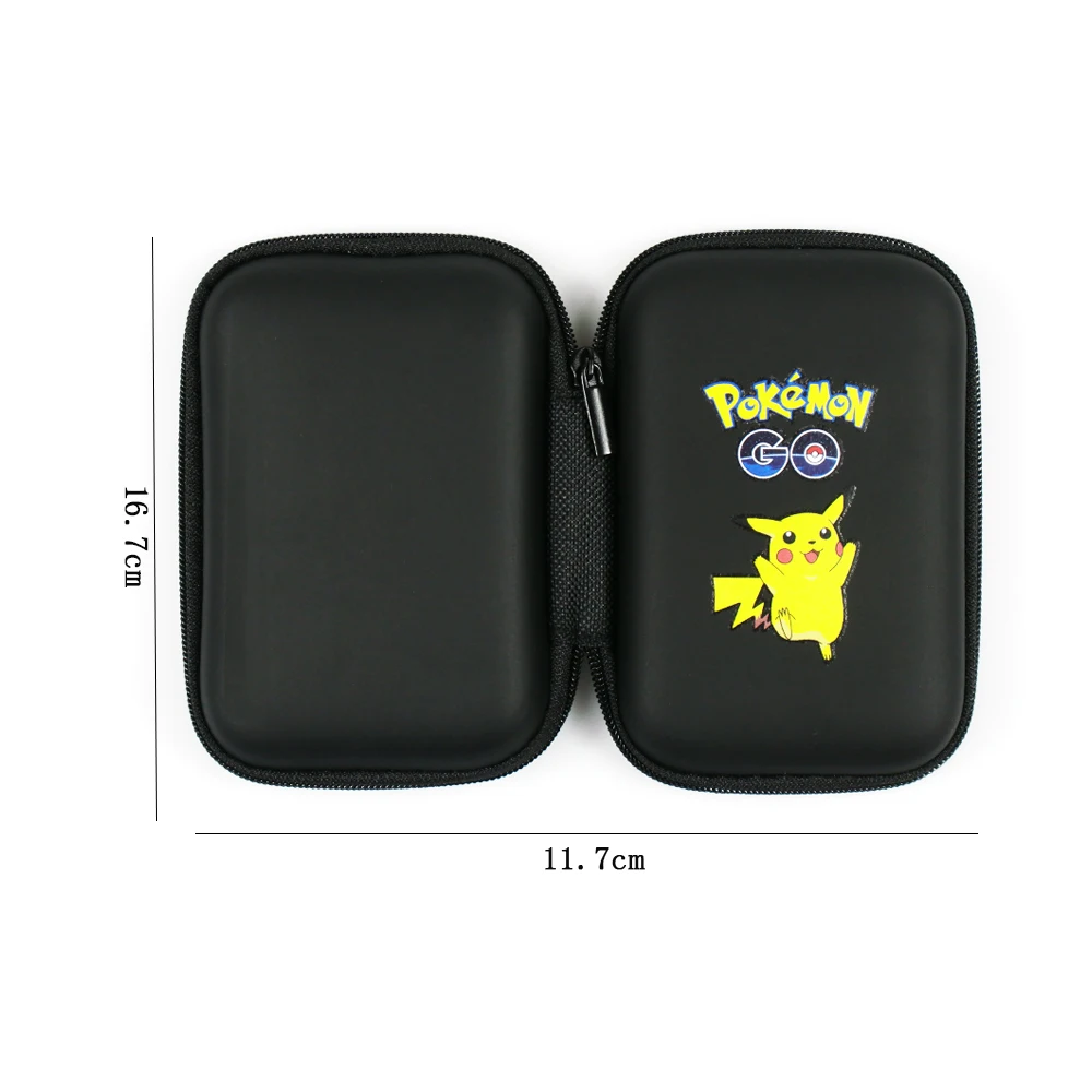 Carrying Case for Pokemon Hard-Shell Game Cards Binder Holder Trading Card Storage Box Holds 60 Cards