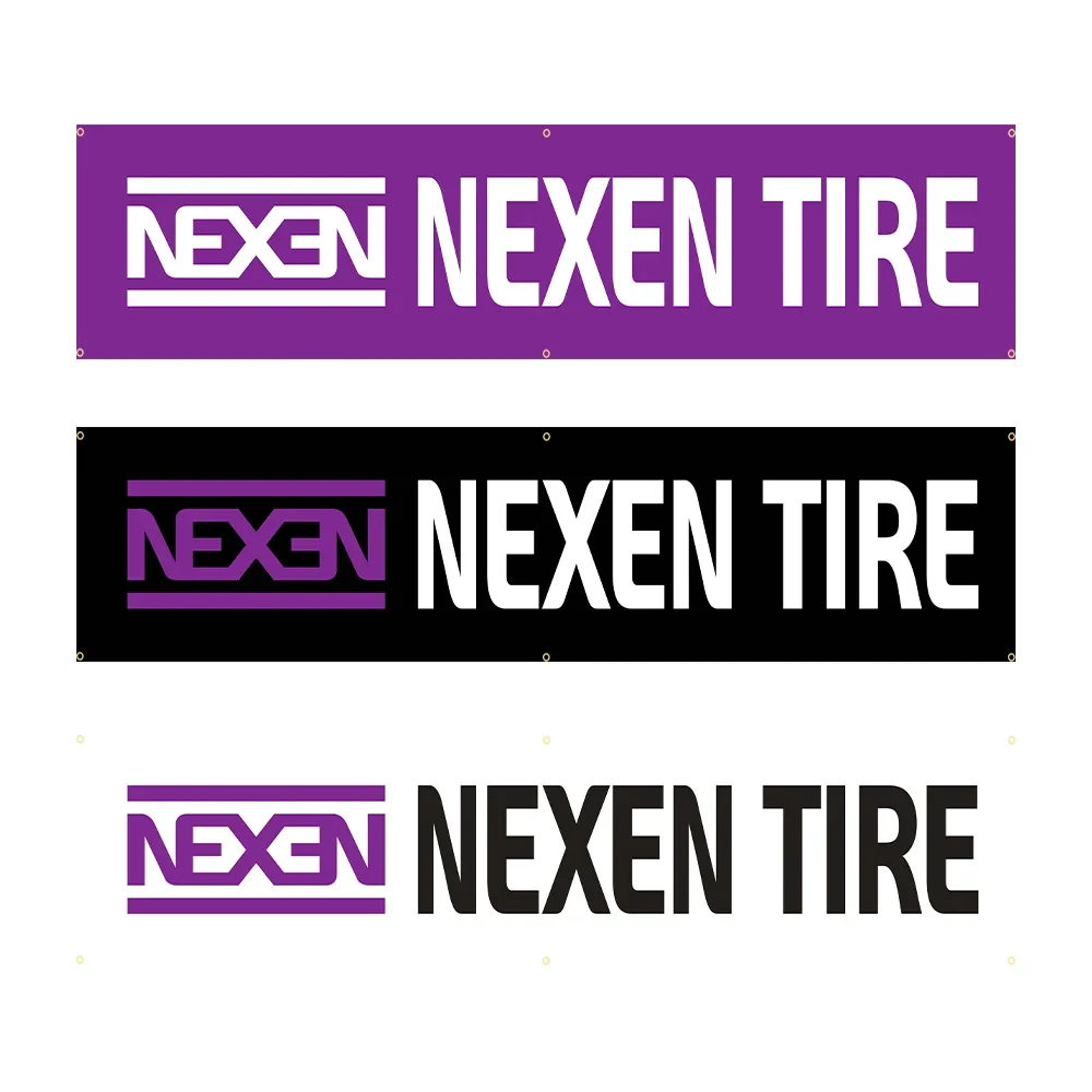 60*240 TIRES Logo Flag Polyester Printed Racing Car Banner For DecorCourtyard Decoration Party Dressing