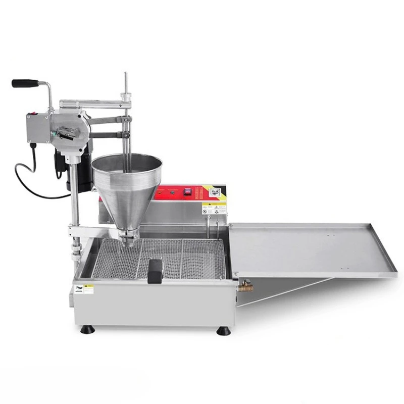 Kommerzielle automatische Donut-Maschine mit Abtrenn- und Frittierfunktion, kugelförmige automatische Donut-Maschine, Öl-Fritteuse-Ausrüstung