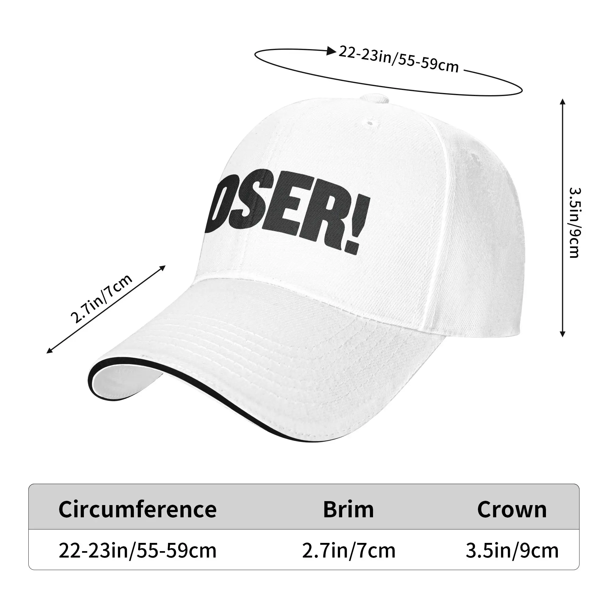 Tame Impala Loser Sun Baseball Cap  Summer Fashion Trucker Hat For Couple Women Outdoor Sport Baseball Caps
