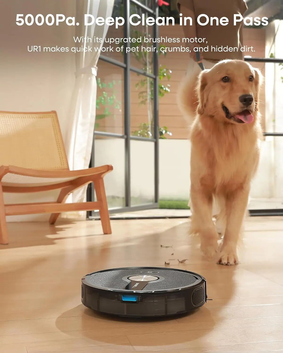 ^For Robot Vacuum and Mop Combo,5000Pa Robotic Vacuum Cleaner,180mins Runtime Vacuum Robot with App/Remote/Alexa Control, Ideal