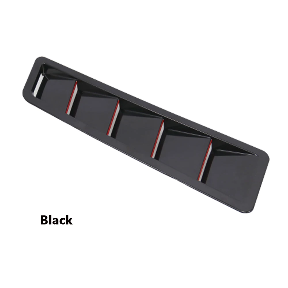 Universal Carbon Fiber Car Air Flow Intake Hood Scoop Bonnet Vent Cover Sticker Car Styling