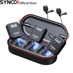 SYNCO G2 A2 G2A2 Pro 2.4G Wireless Lavalier Microphone for Smartphone Camera Video Studio Streaming YouTube vs Rode GO II Mic