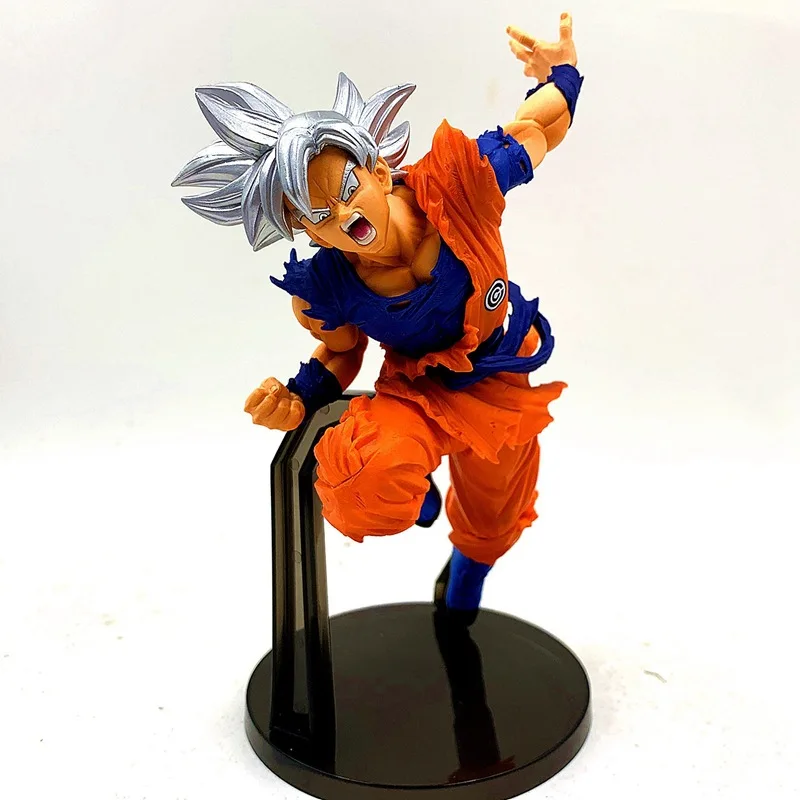 23cm Dragon Ball Z DBZ Super Saiyan Son Goku Ultra Instinct Migatte no Gokui Ultimate PVC Action Figure Model Toy Kids Gifts