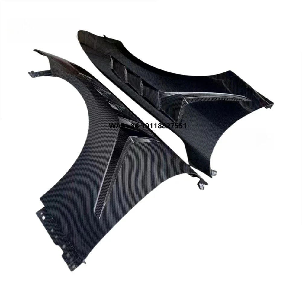 

For the 2024 New Durable for Upgraded Carbon Fiber GTD-style Front Fender Bolt-On Body Kit