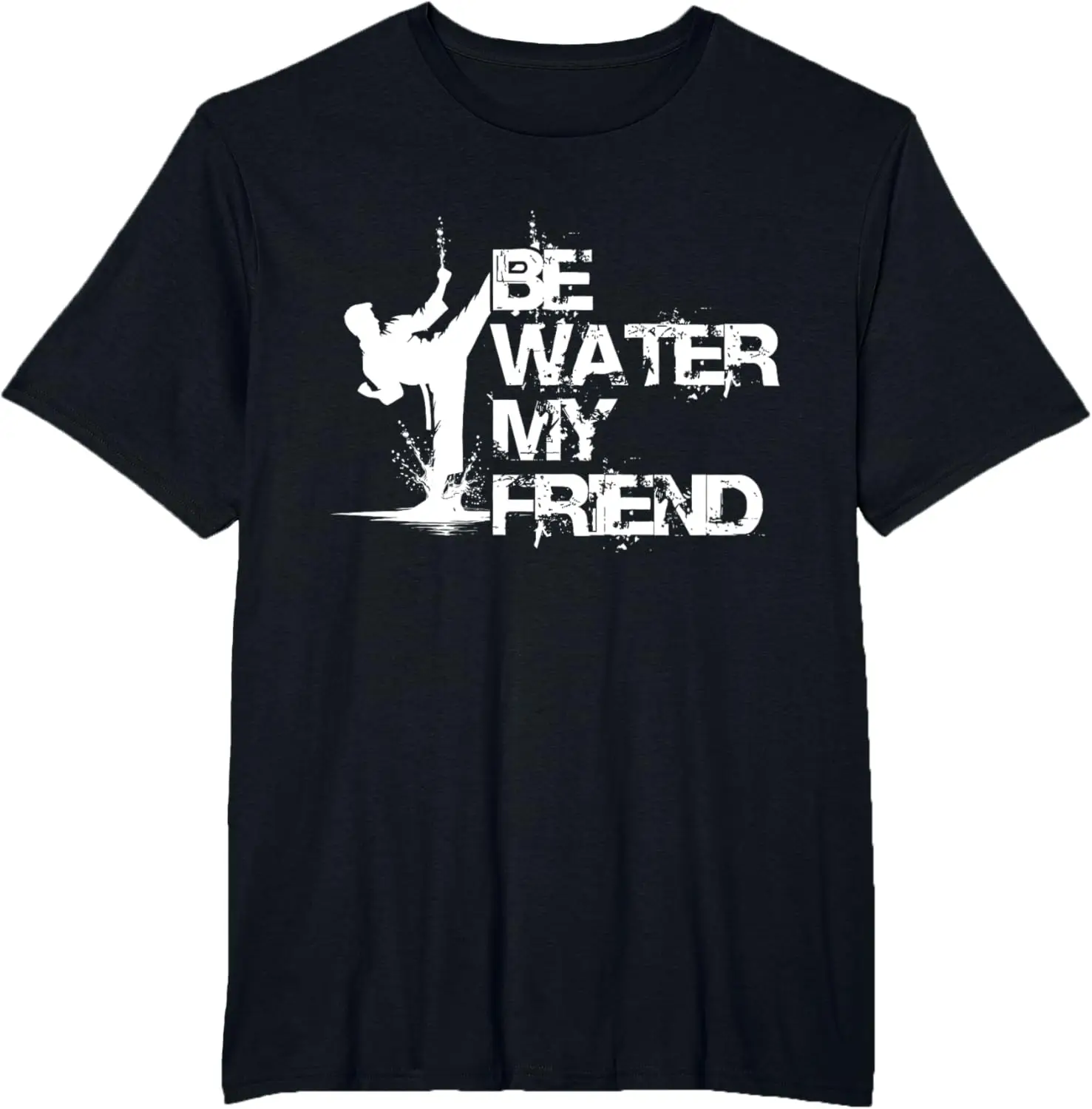 

BE WATER MY FRIEND Graphic Printing Summer Luxury Brand Cotton Men's and Women's T-Shirts Short Sleeves Street Fashion Clothing