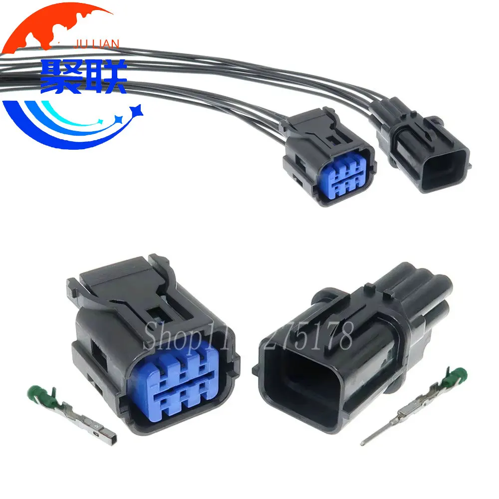 1Set 6P HP285-06021 HP281-06020 HP291-06040 Auto Waterproof Socket Taillights Wire Plug Front Bumper Radar Connector for Elantra