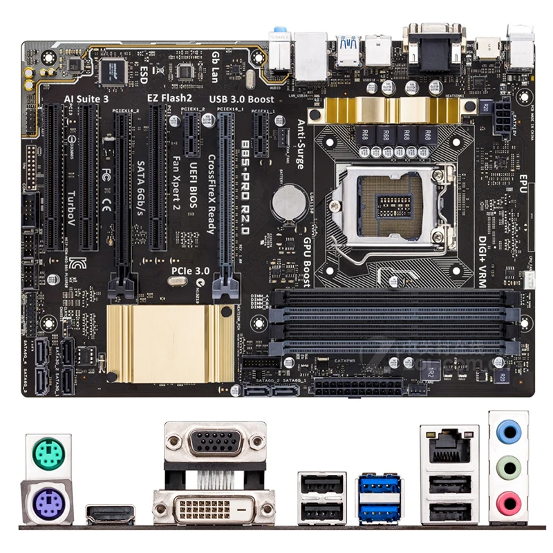 Para placa base Intel B85 B85-PRO R2.0 original usada LGA1150 LGA 1150 DDR3 16GB USB2.0 USB3.0 SATA3 placa base de escritorio