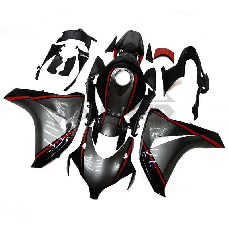 

INJECTION MOLD Fairing for CBR1000RR 2008 2009 2010 2011 silvergray CBR1000RR 08-11 ABS Plastic Bodywork Set