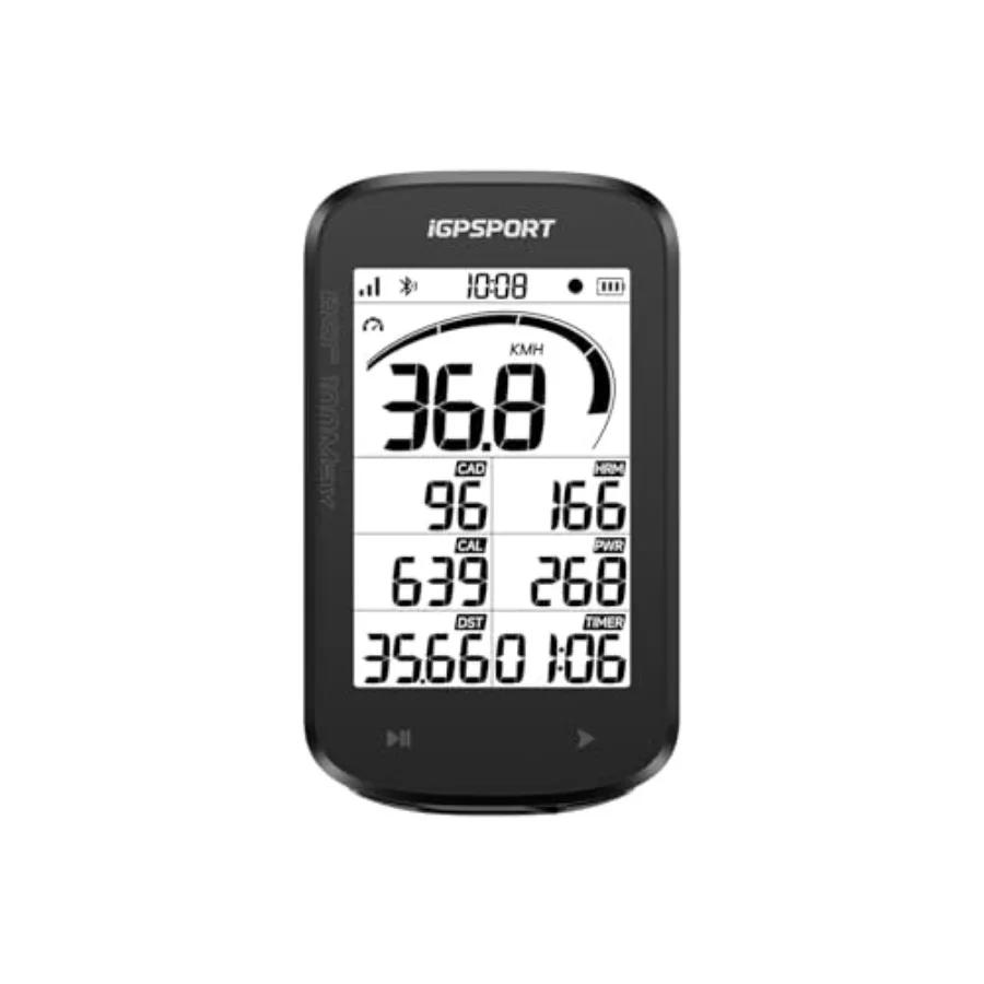 

GPS Bike Computer, 3'' Screen Auto Start/Stop Custom Data 40H Waterproof Bicycle Computer Wireless