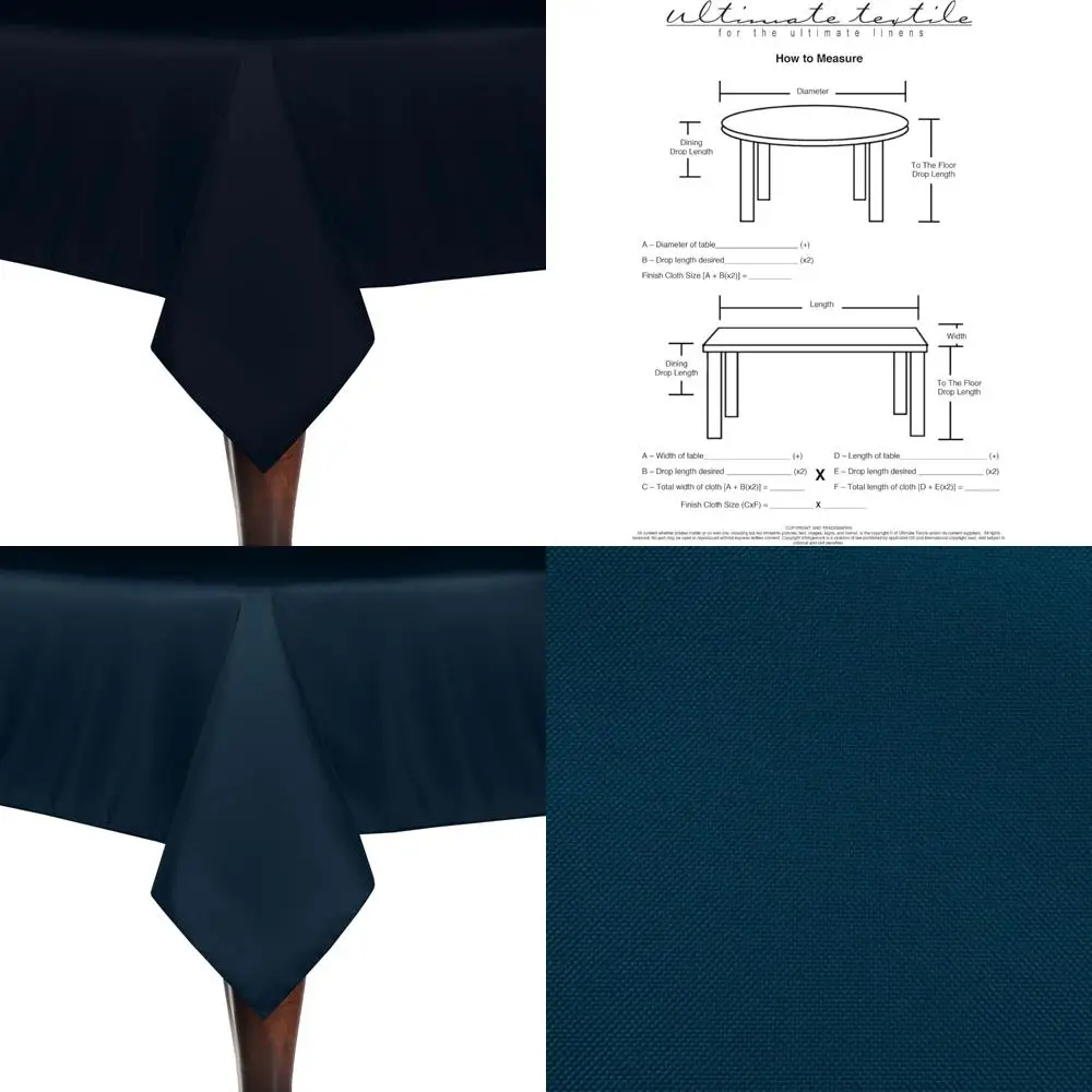 

Скатерть из полиэстера, квадратная, 84x84, можно стирать в машине, устойчивая к пятнам и морщинам, для обеда, элегантное и прочное покрытие стола