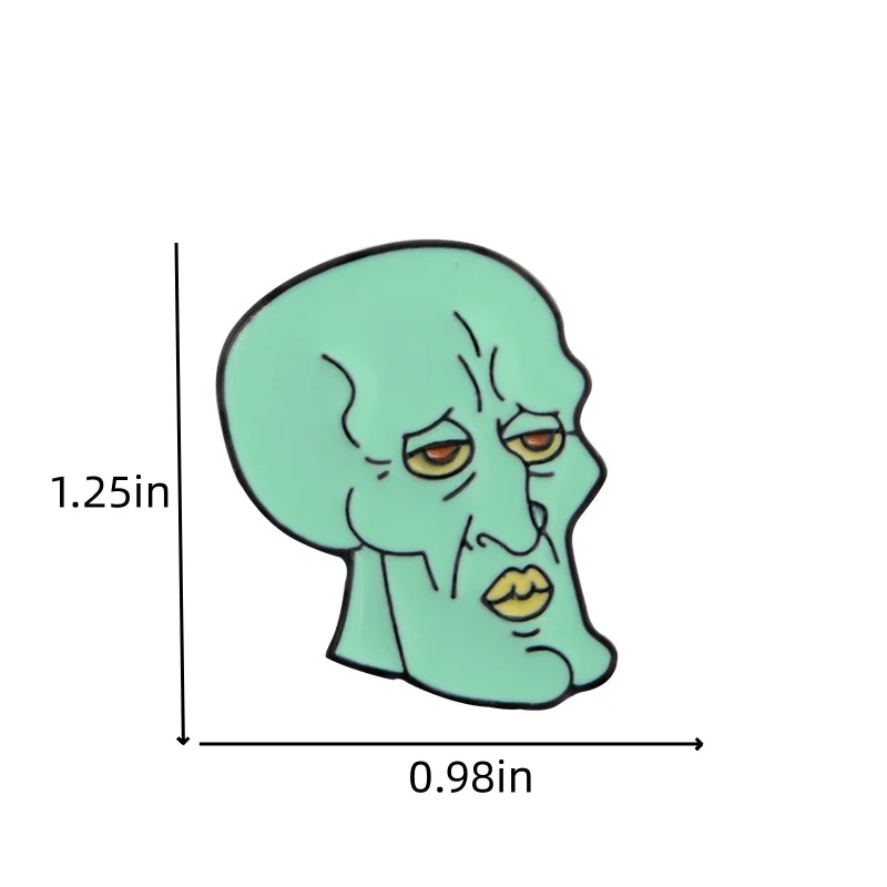 Inktvis Emaille Pins Cartoon Anime Pictogrammen Broches Pinback Knop Denim Jeans Revers Pin Badge Cartoon Sieraden Cadeau voor Kinderen