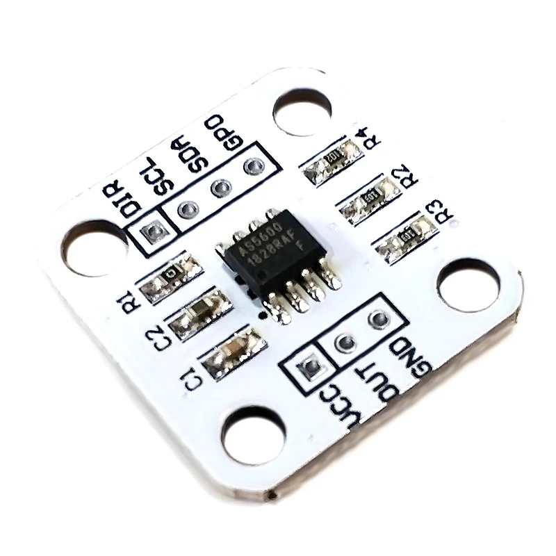 1pcs AS5600 magnetic encoder magnetic induction angle measurement sensor module 12bit high precision