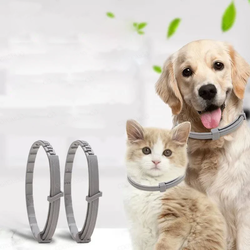 News 38/70CM Cats Dogs Calming Pheromone Collars, Pets Comfortable Adjustable Collar for Puppy Kitten Large Dog Accessories