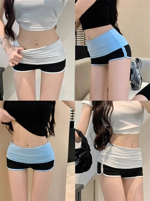 

Сексуальные женские повседневные брюки в американском стиле с низкой талией, разные цвета, закрывающие ягодицы, осенние новые модные универсальные брюки