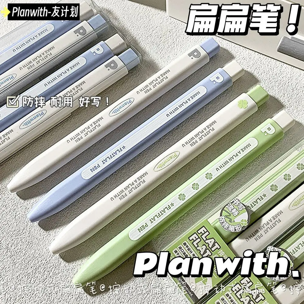 

Planwith Cute 0.5mm Gel Pen Quick Dry No Smudge Black Ink,Smooth Retractable Pens for School Student Note Taking Office Supplies