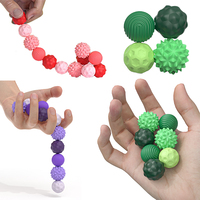 Silicone Magnetic Sensory Balls Fidget Toy Worry Balls Autism Calming Fidgeting Toy Kid Adults Anxiety Relief Stress Sensory Toy