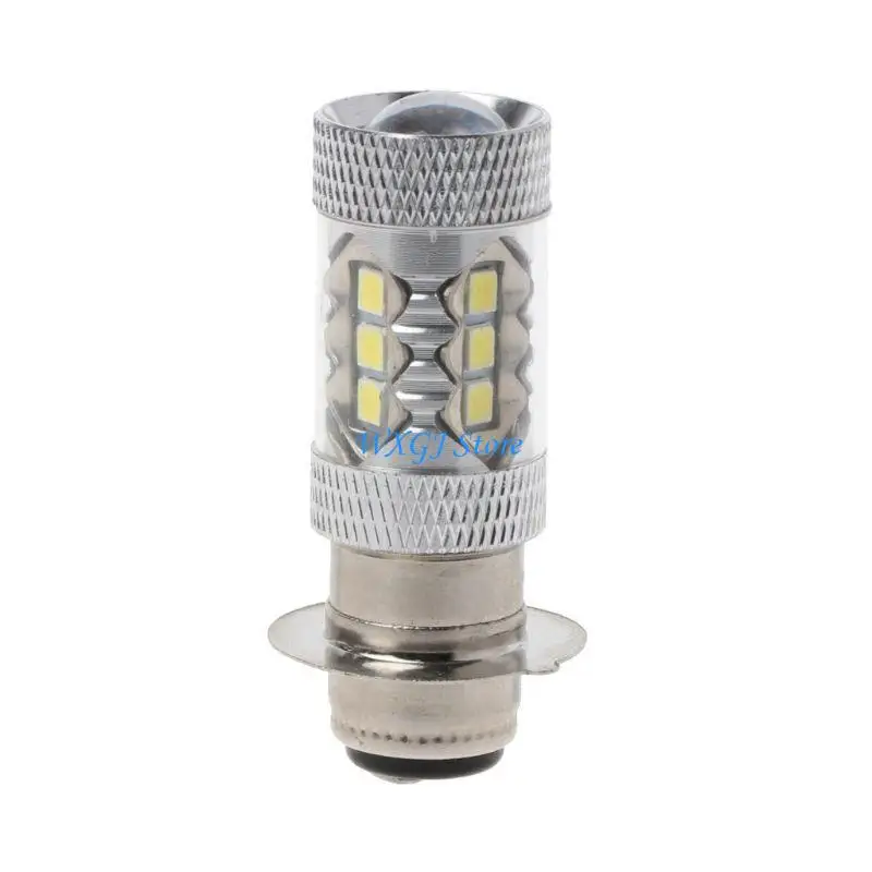 

37JE High Brightness Motorcyle Headlight Bulb PX15D H6 80W 6500K 16 LED Bulb Fog Lamp Bulb