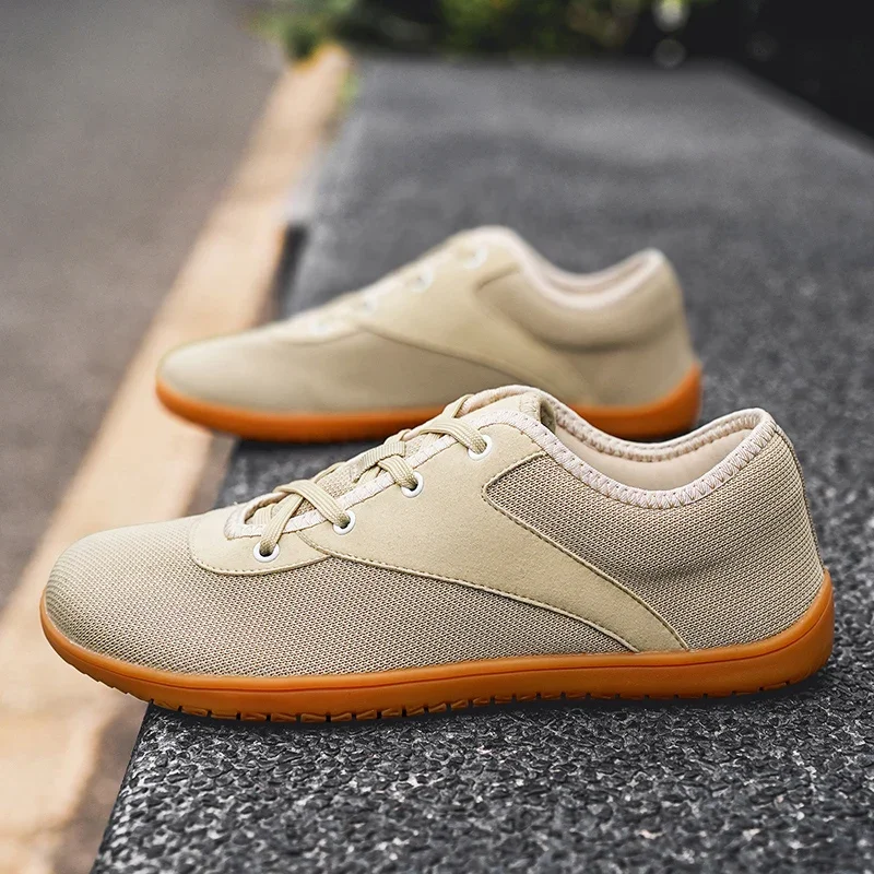 

Barefoot Shoes Man Cross-Trainer Walking Shoes Wide ToeBox Sneakers Unisex Minimalist Zero Drop Sole Casual KnittingSize