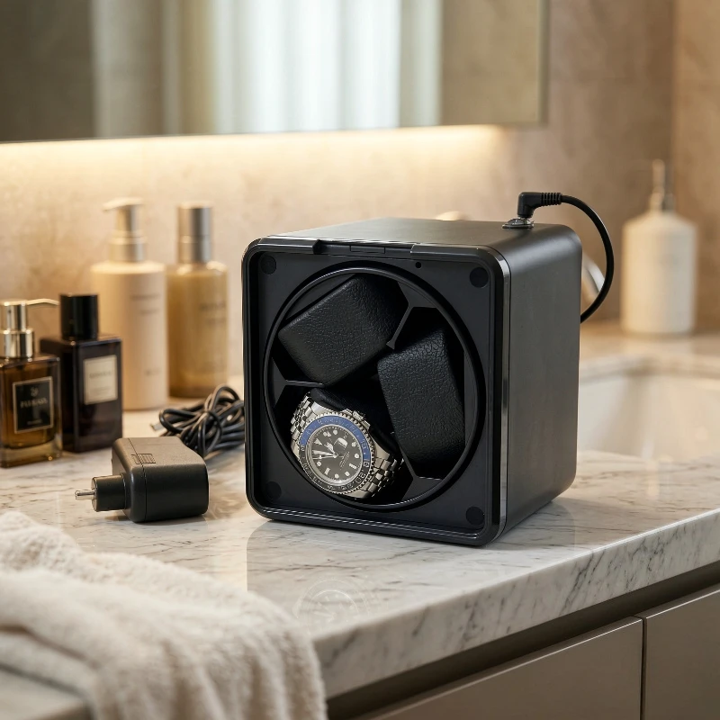 Automatic Watch Winder Box Silent Rotating Storage Display Organizer for Mechanical Watches Men Luxury Collection 시계 와인더