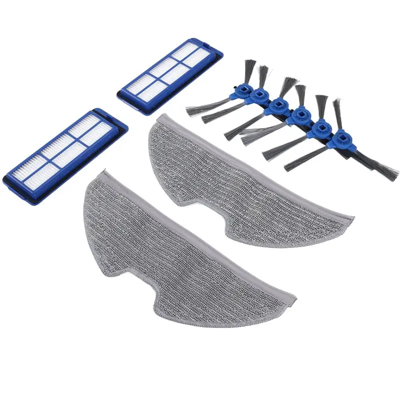 

ABHI - Запасные части и аксессуары для робота-пылесоса Eufy Robovac G10 G30 Hybrid: сменный фильтр, салфетка для влажной уборки, боковая щетка