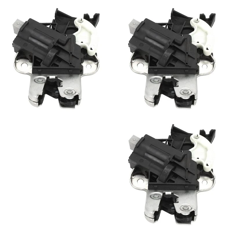 3X Bootlid Rear Trunk Lid Lock Latch 4F5827505D For-Eos Jetta MK5 Passat B6 B7 CC-N25R