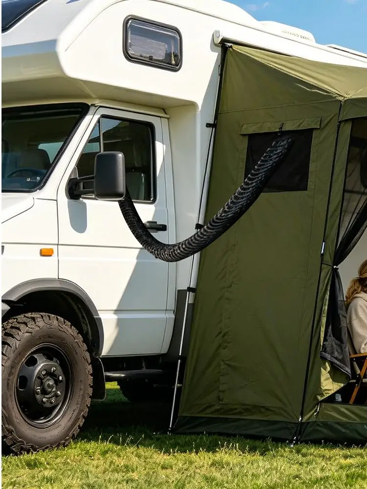 

Foldable Car Vent Extender AC Outlet Adapter Air Vent Extension for Back Seat, RV SUV Truck Tent Home Indoor Camping