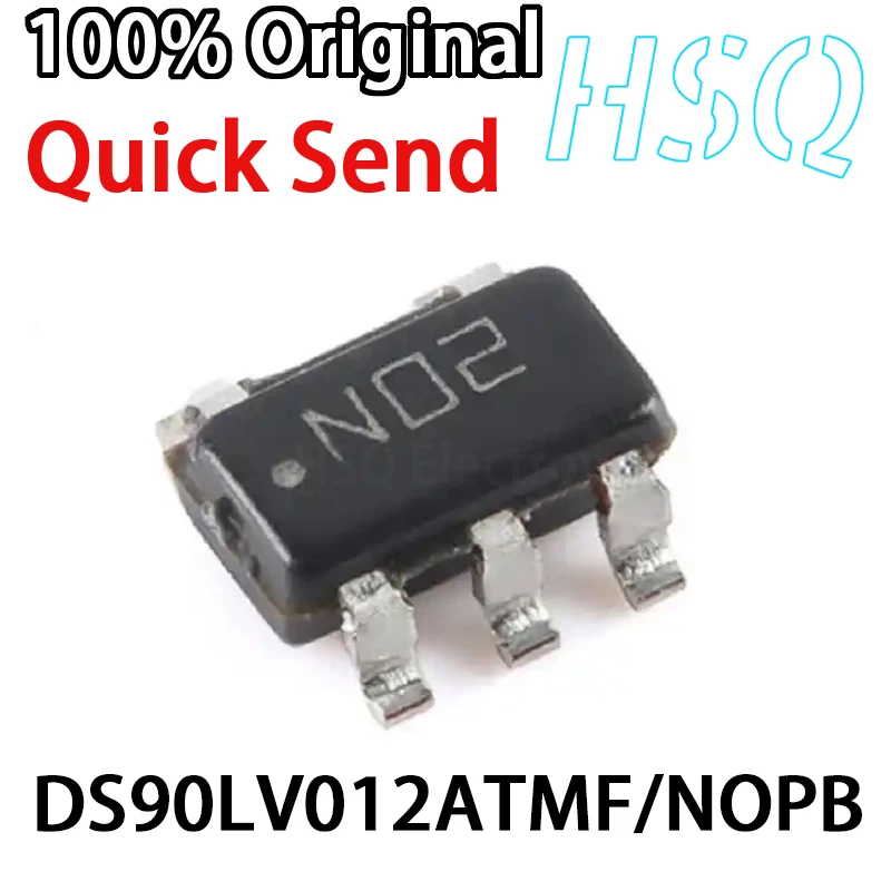 

10PCS New DS90LV012ATMF/NOPB N02 Packaged SOT-23-5 Single Channel High-speed Differential Receiver Chip