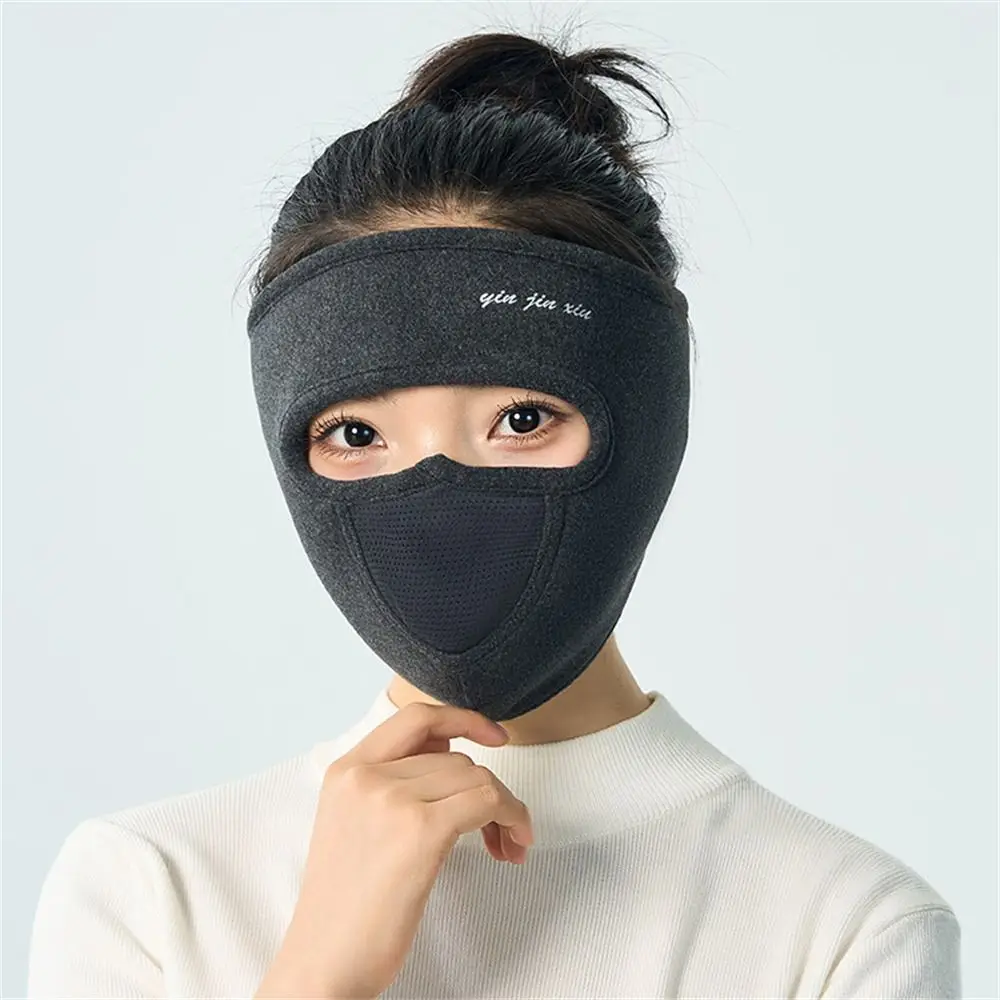 Masker Wajah tahan angin, masker wajah tebal, tahan angin, penutup mulut seluruh wajah musim dingin hangat bernapas bersepeda ski