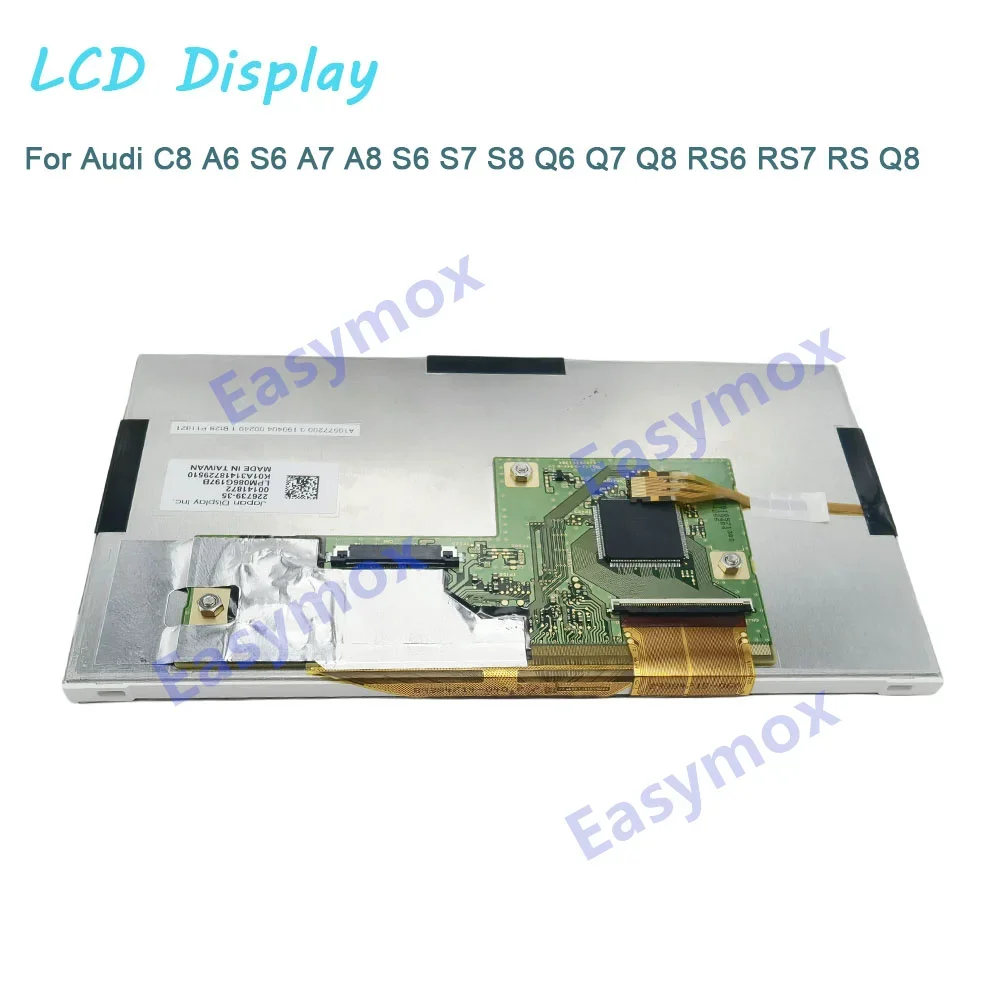 LPM086G197B 8.6inch Car LCD Display for Audi C8 Air Conditioning Panel A6 S6 A7 A8 S6 S7 S8 Q6 Q7 Q8 RS6 RS7 RS Q8