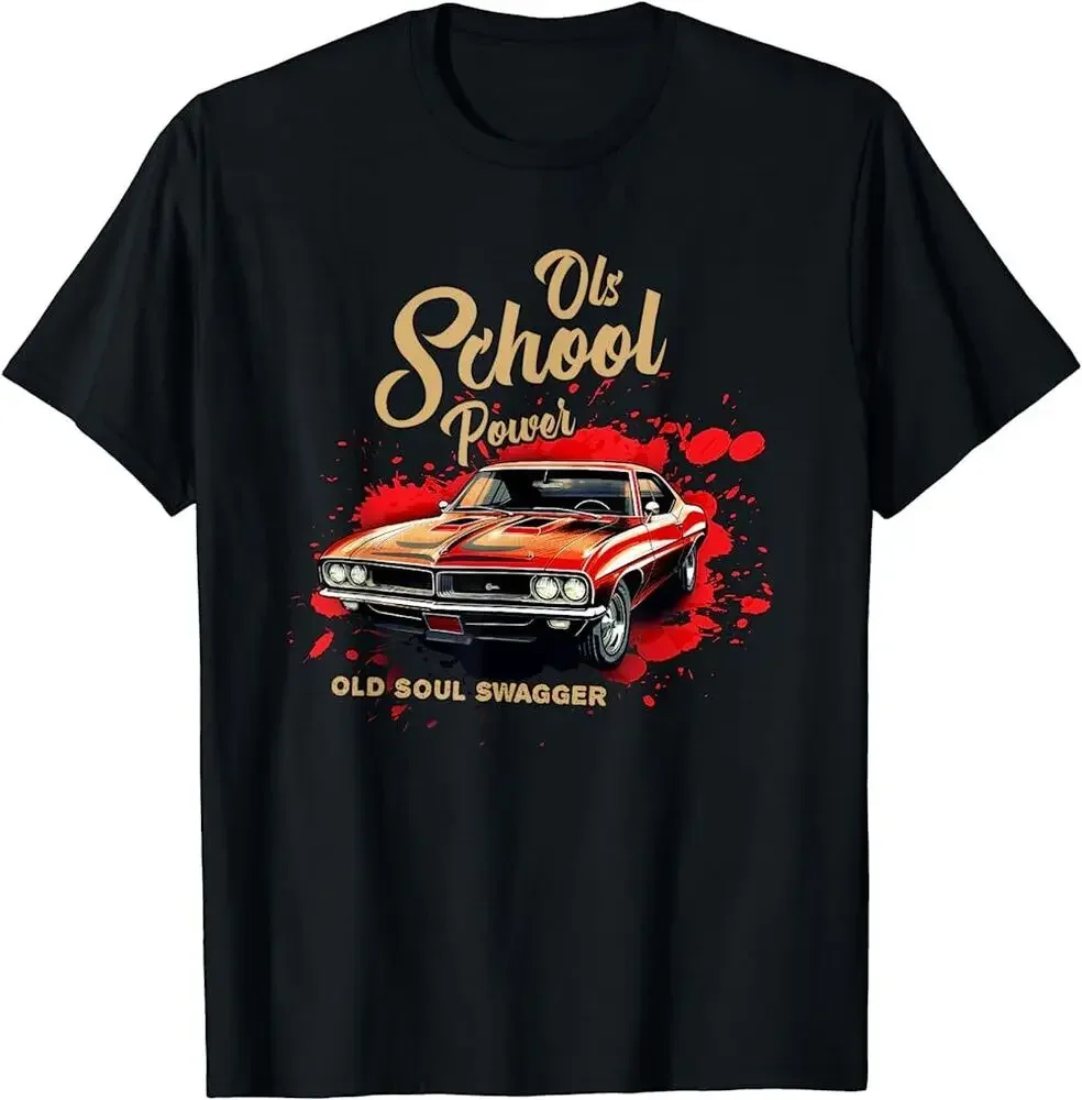 Classic Car T-Shirt Unisex T-shirts for Men Women Summer Tees Cotton Luxury brand vintage oversized