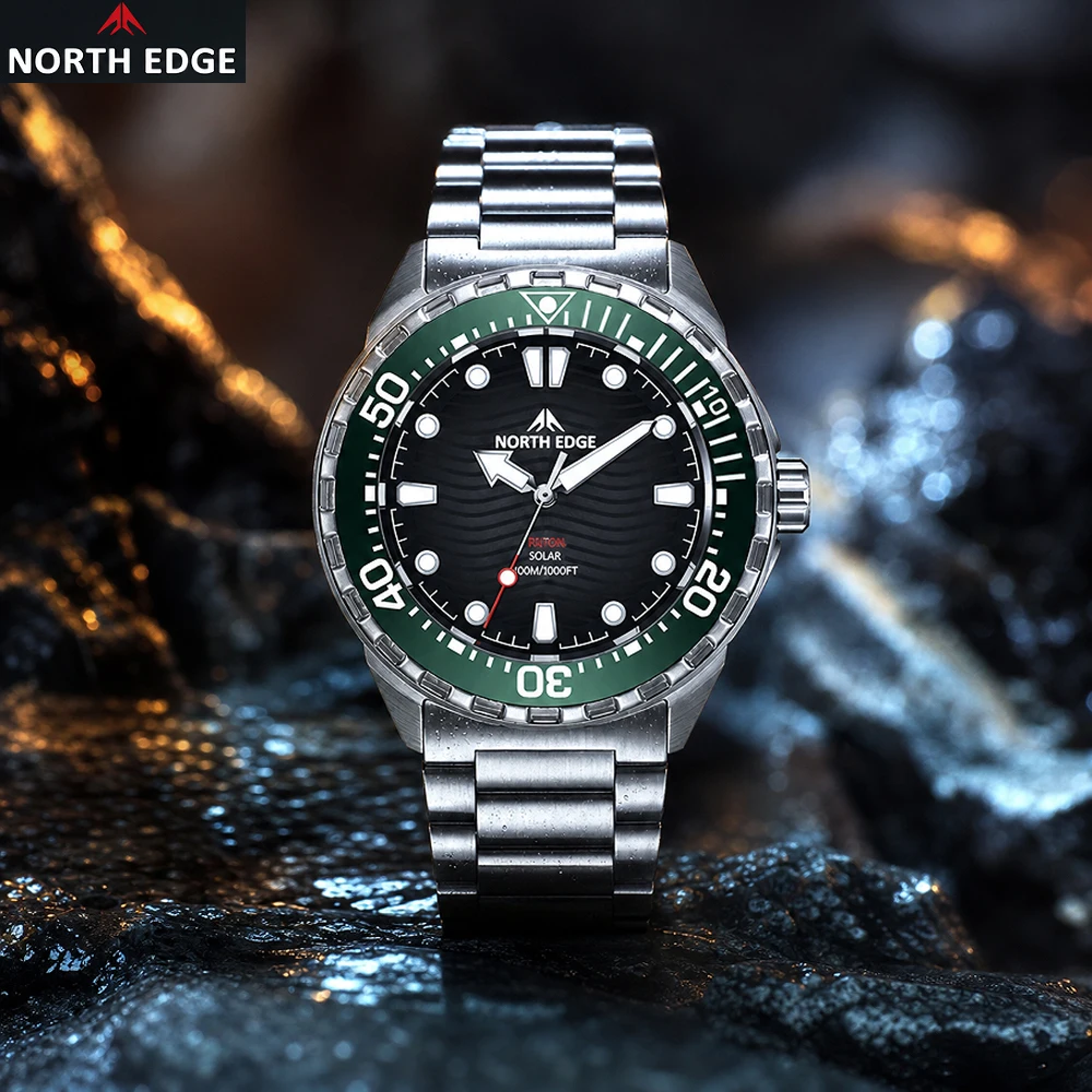 NORTH EDGE TRITON 300M Waterpr - Compass Watch Luxury review and price