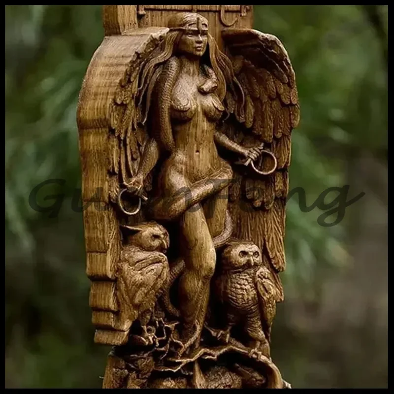 Goddess Resin Statue Altar Figurine Religious Sculpture Home Garden Art Decoration 침대테이블 Стул Ротанг