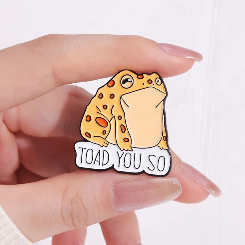 KIND TO OTTERS Pines Lapel Badges TOAD OTTERS DOG TURTLE Jewelry Gift for Kids Friends Cute Animals Enamel  Brooch Custom BE