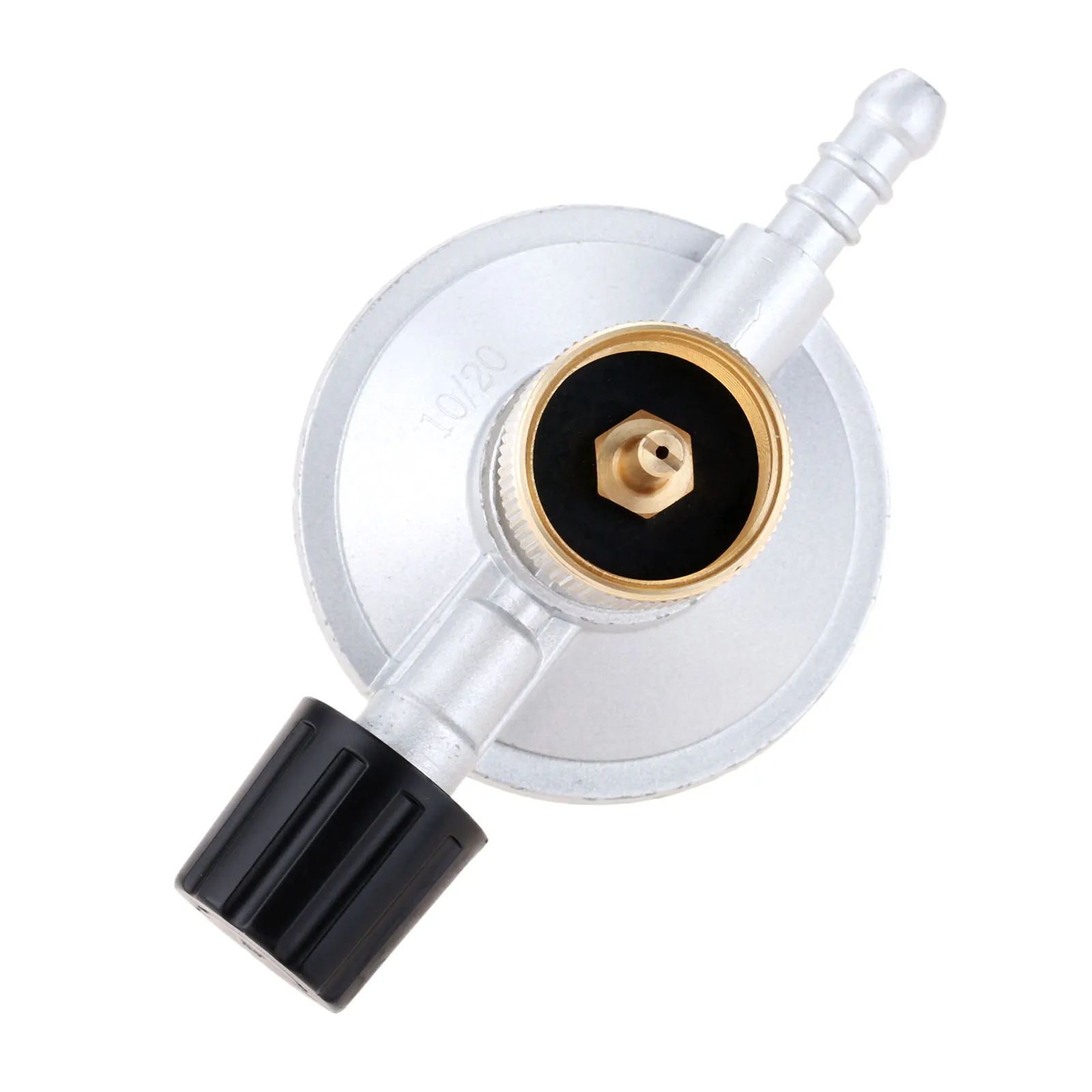 1LB Disposal Bottle Valve Ajustable Flow Low Pressure Propane Regulator With 8mm Barb Hose Connection Connect For Camping Stove