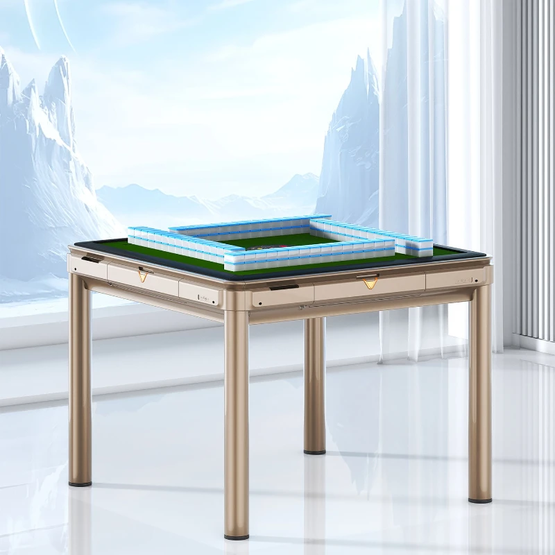 

Интеллектуальная басовая машина для маджонга, автоматический обеденный стол, обогрев двойного назначения, электрический складной стол для маджонга