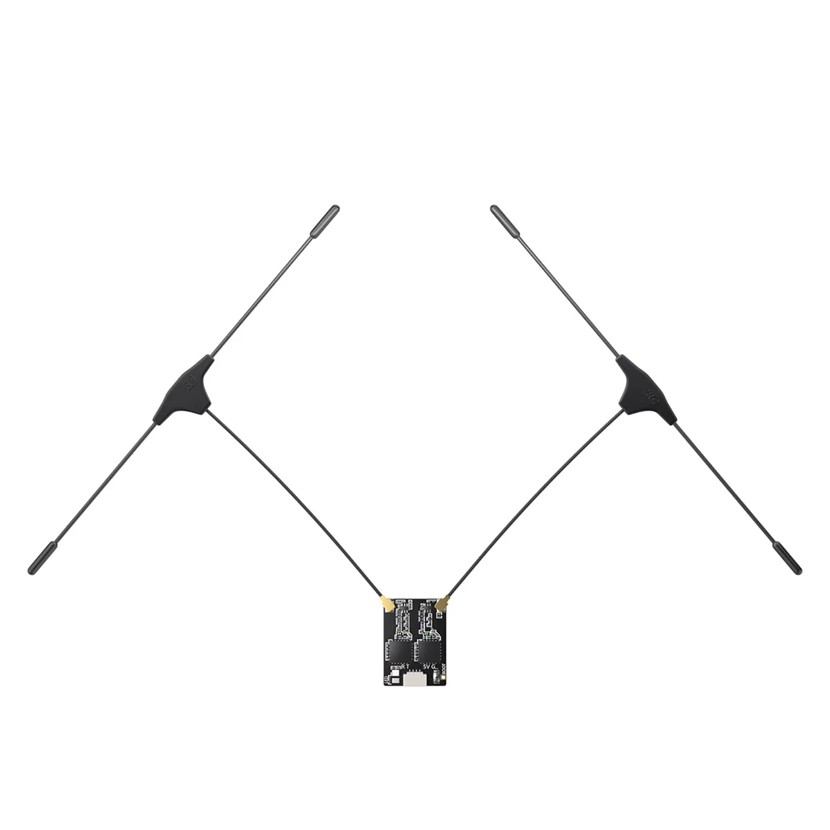 For GEPRC ELRS DUAL 915Mhz Diversity Receiver RX 25-200Hz Built-in TCXO with Dual Antenna for FPV RC Drone