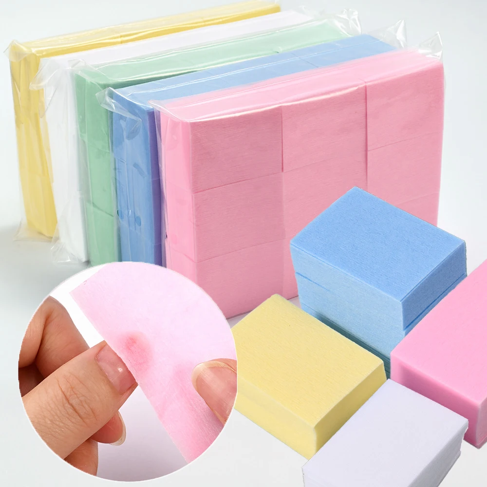 

600Pcs Nail Wipe Cotton Pads UV Gel Nail Polish Remover Cleaner Paper PRO Soak Gel Glue Makeup Nail Art Cleaning Manicure Tools#