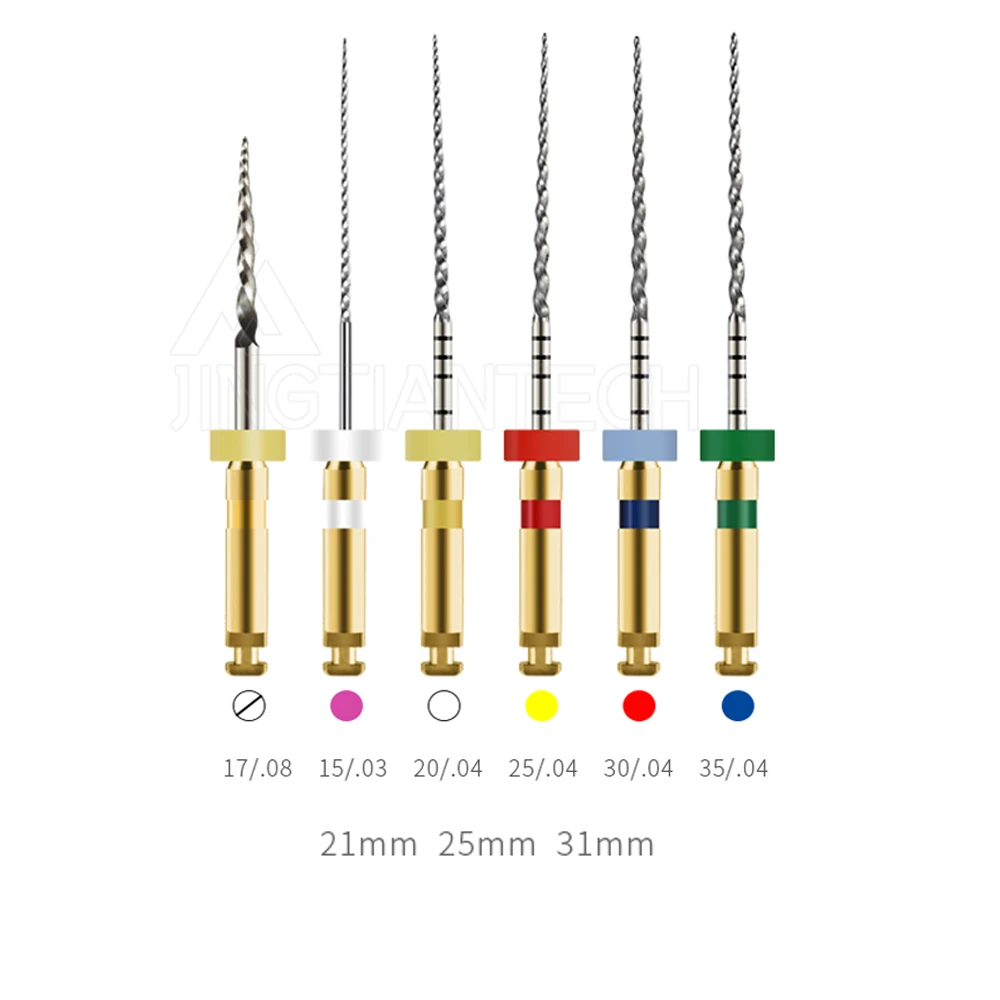 SOCO 6Pcs/Box Factory Outlet Dental Nickel Titanium Heat Activation Root Canal File Endodontic Rotary Files Dental Materials