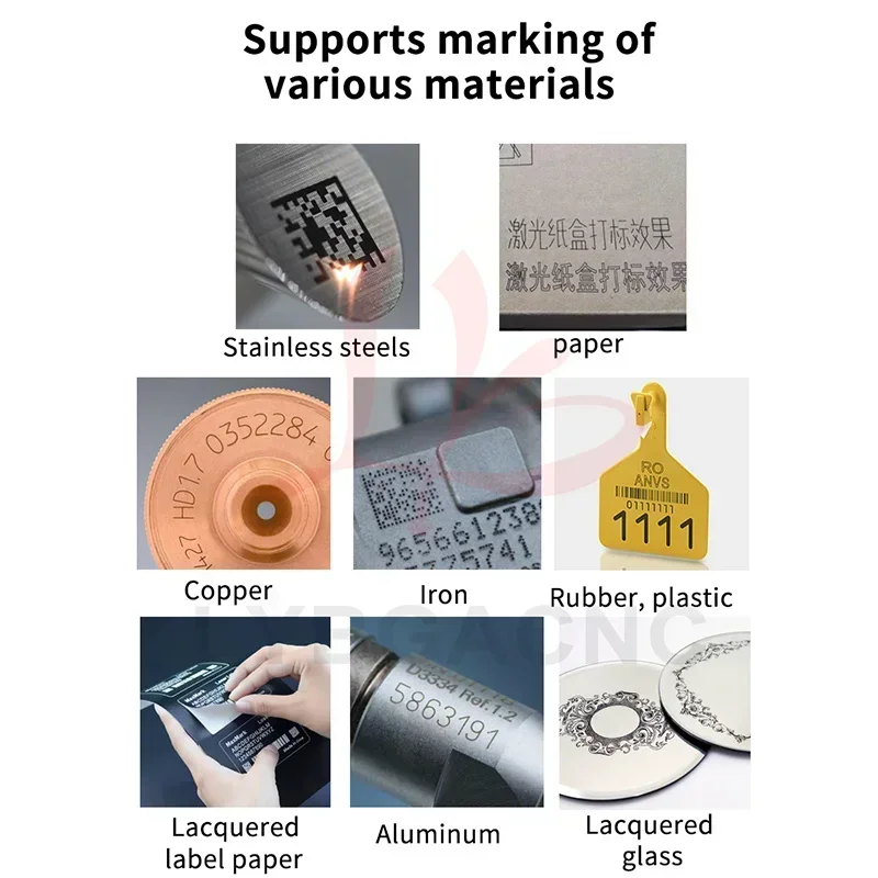 LY 20W 30W ワイヤレスハンドヘルドリチウム電池スキャナー ミニマックスファイバーレーザー銘板マーキングマシン 金属彫刻機