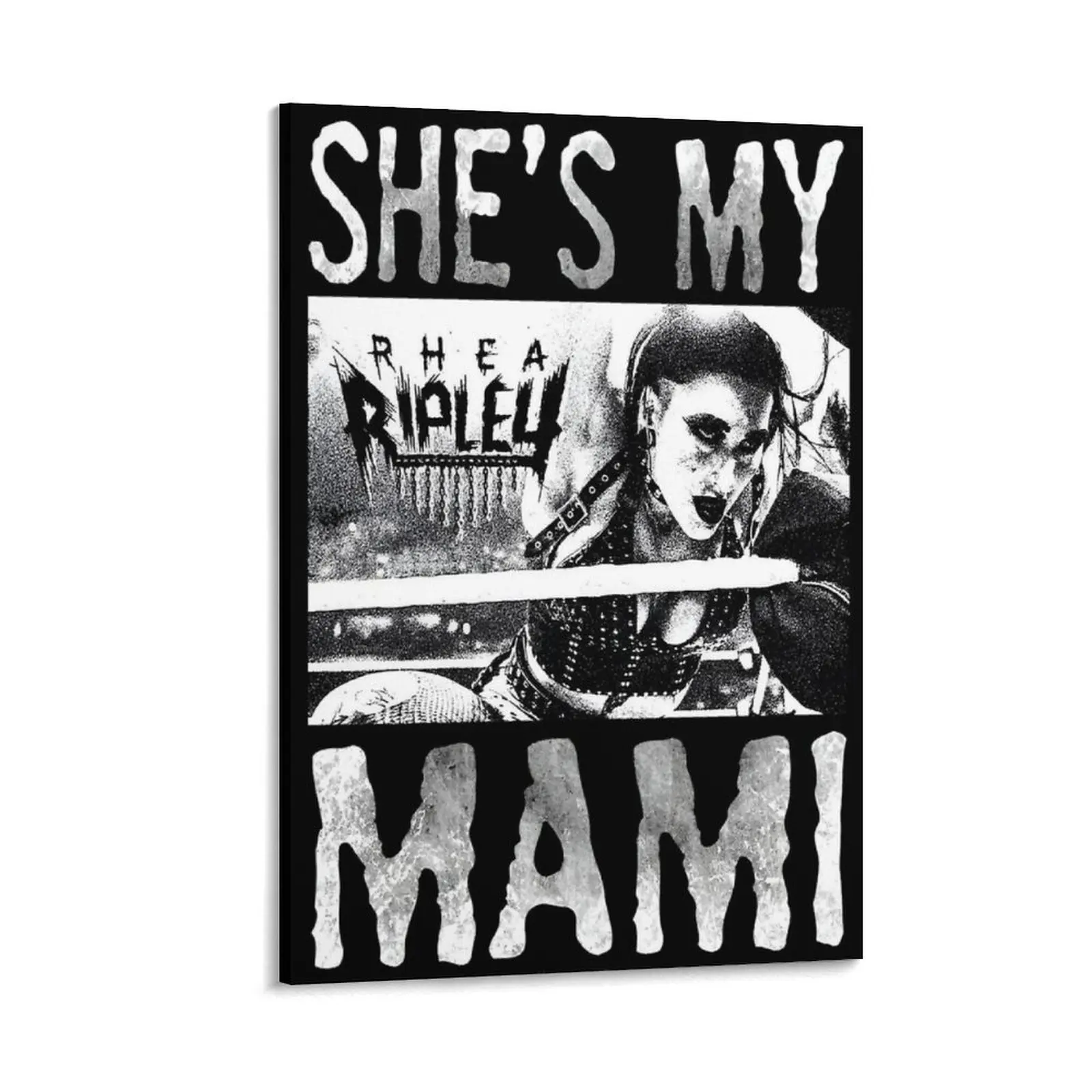 Rhea Ripley Mami Canvas Painting Wall Decor Create Plaques Wall Mural Cinema Framed Wall Painting