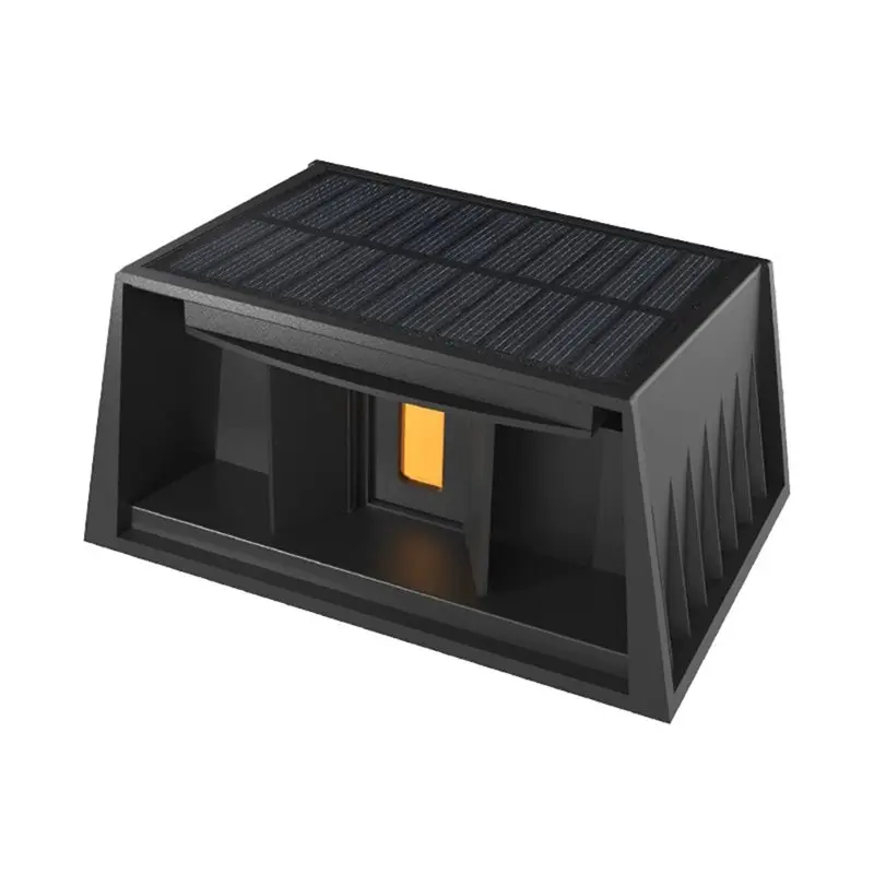 

【ЭЛЕКТРОННЫЕ АКСЕССУАРЫ】Солнечная лампа для улицы с регулируемым углом наклона (вверх/вниз), теплый свет для сада, забора, стены