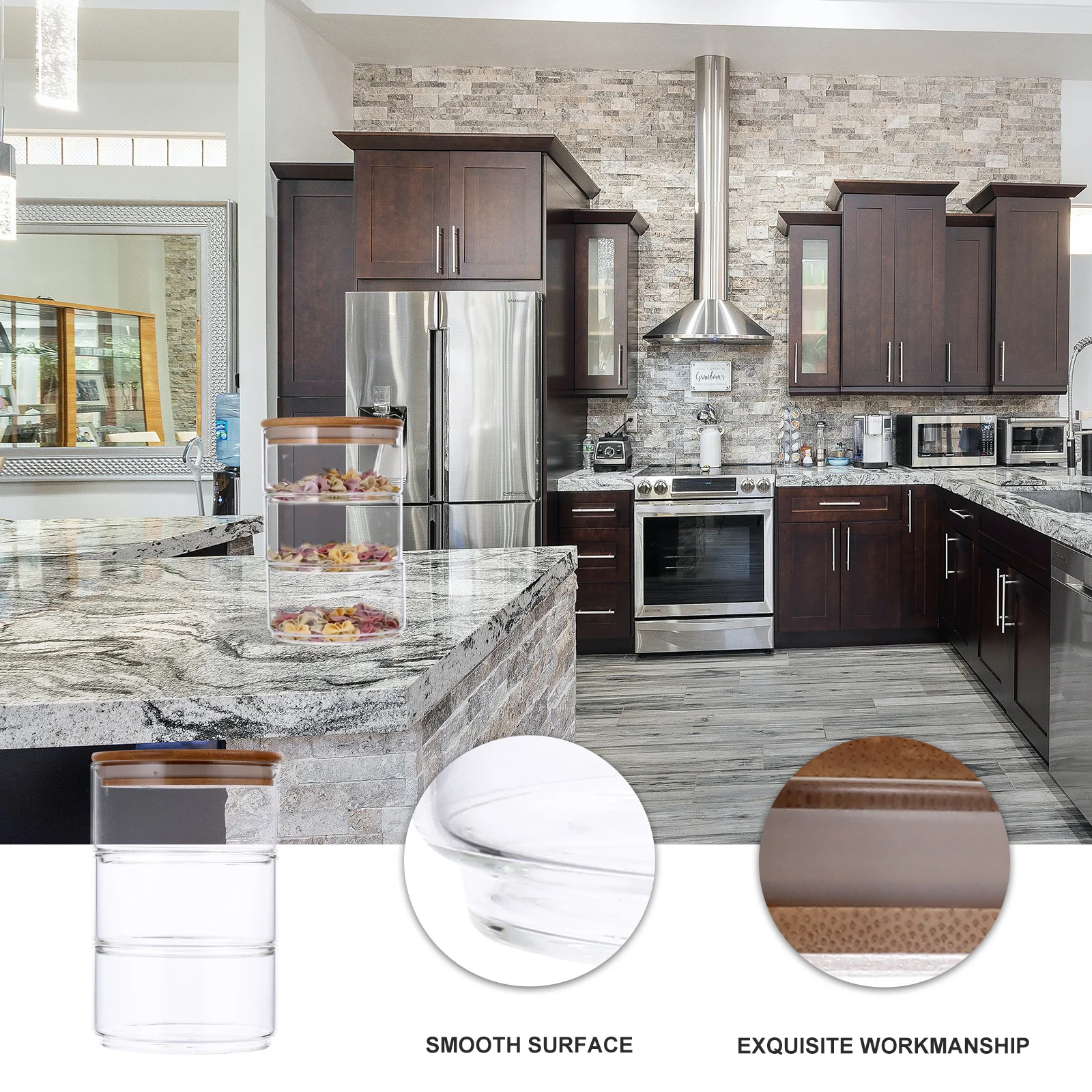 

1 шт., 3-слойная миска для свежести, изысканная текстура, стеклянная десертная тарелка для салата, фруктовая тарелка, миска для приправ