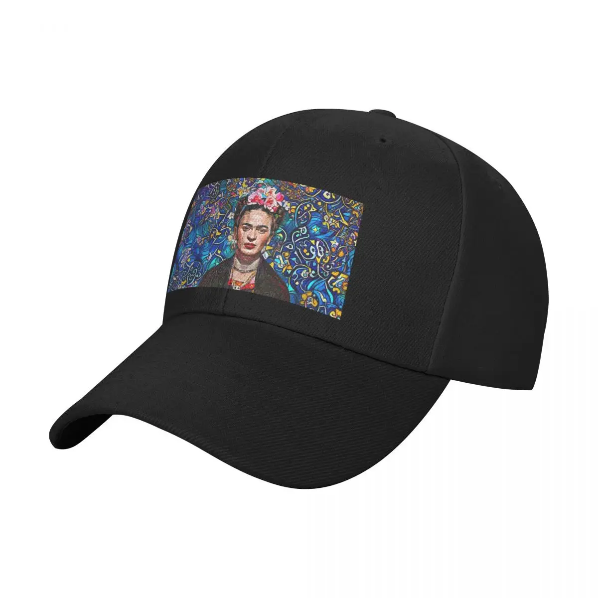 

Gold and blue crystal Frida Baseball Cap winter hats for men Funny hats sailor cap for men Golf Hat Man For Women 2025 Men's