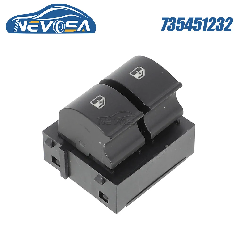 NEVOSA For Fiat Punto 2005 2006 2007 2008 Window Control Lifter Switch Regulator Button 735428719 735411026 03211A956 735451232