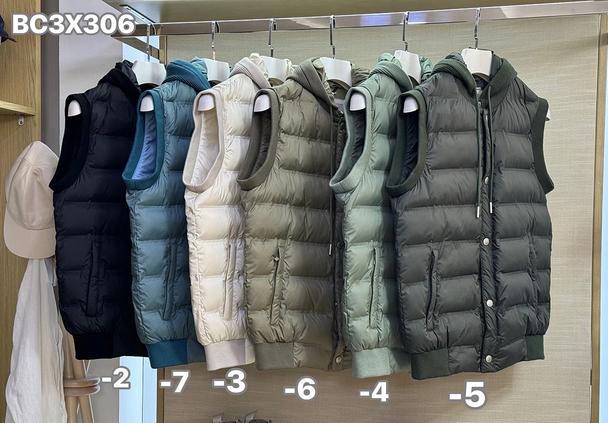 BILLIONAIRE BLKA CPTG Vest Cotton men 2025 Autumn Winter Thick New keep warm light comfortable big size M-4XL high quality Coat