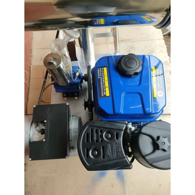 Best Quality and High Efficiency Gaso line and Electric Motor Integrated Vacuum Double Barrel Milking Machine for Cows and Goats