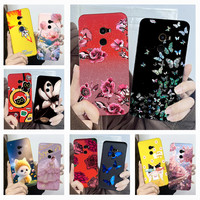 For Xiaomi Mi Mix 2 Phone Case Popular Butterfly Flower Girl Design Soft Silicone TPU Back Housing for Xiaomi Mi Mix2 Covers