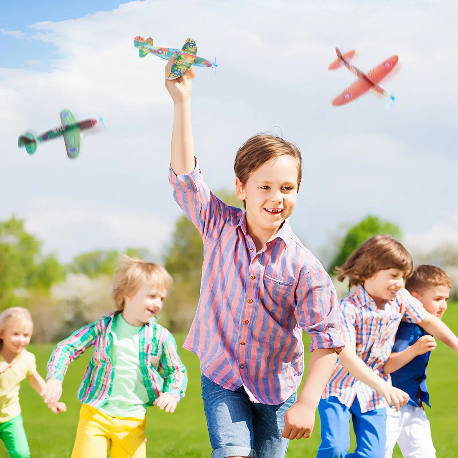 

Набор из 36 пенопластовых самолетов-планеров: креативные, забавные, портативные, для игр на улице, интерактивные летающие самолеты, легкие, подарки для детей